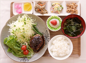 「近江牛ハンバーグ定食」